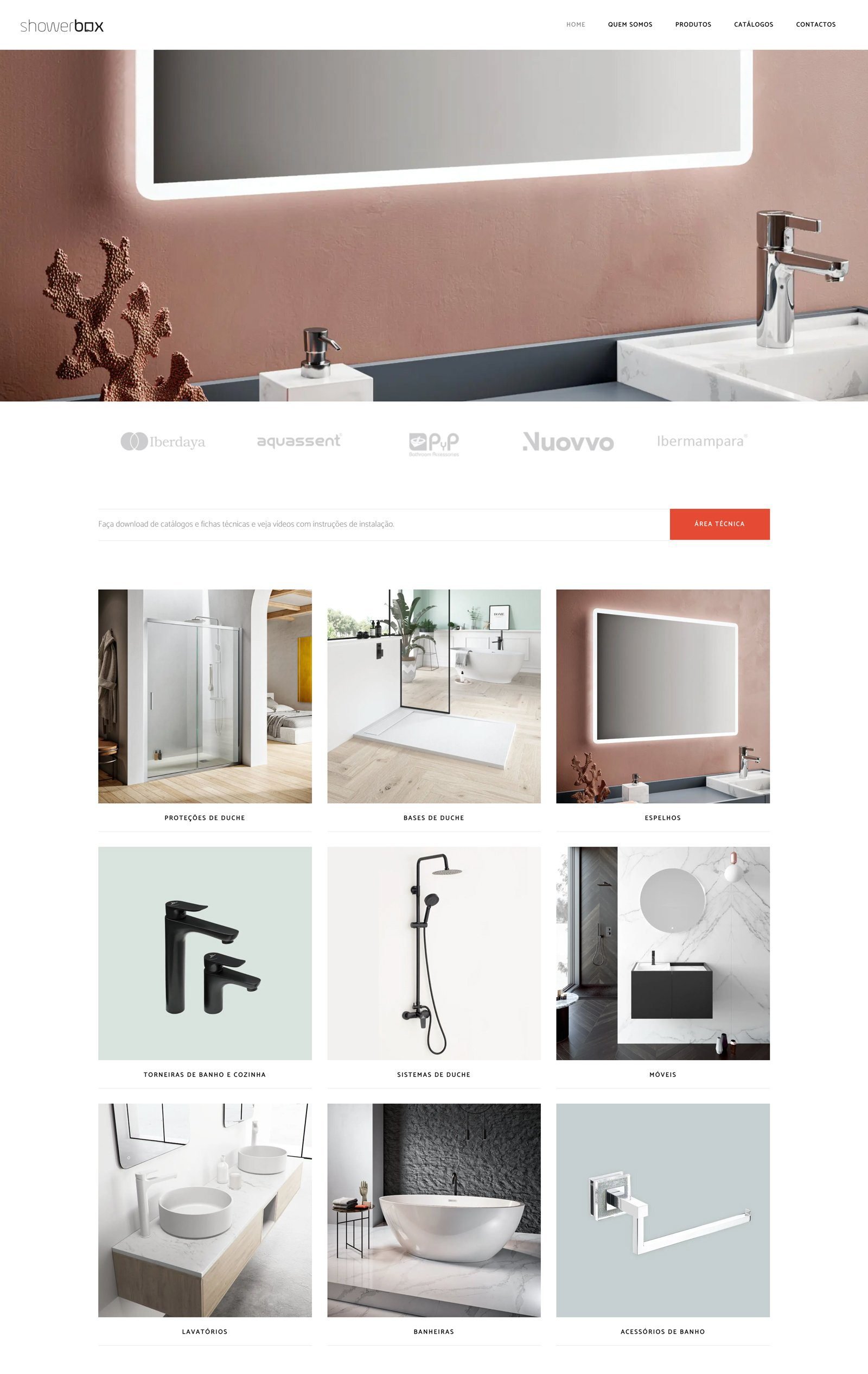 Showerbox Website | oneweb